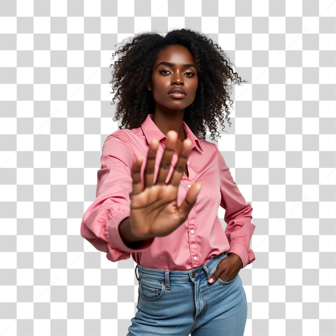 Mulheres Outubro Rosa PNG Transparente