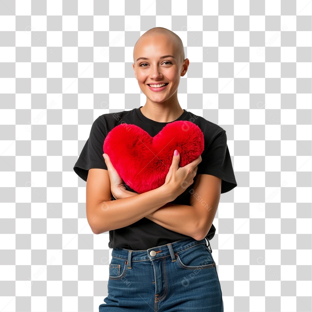 Mulheres Outubro Rosa PNG Transparente