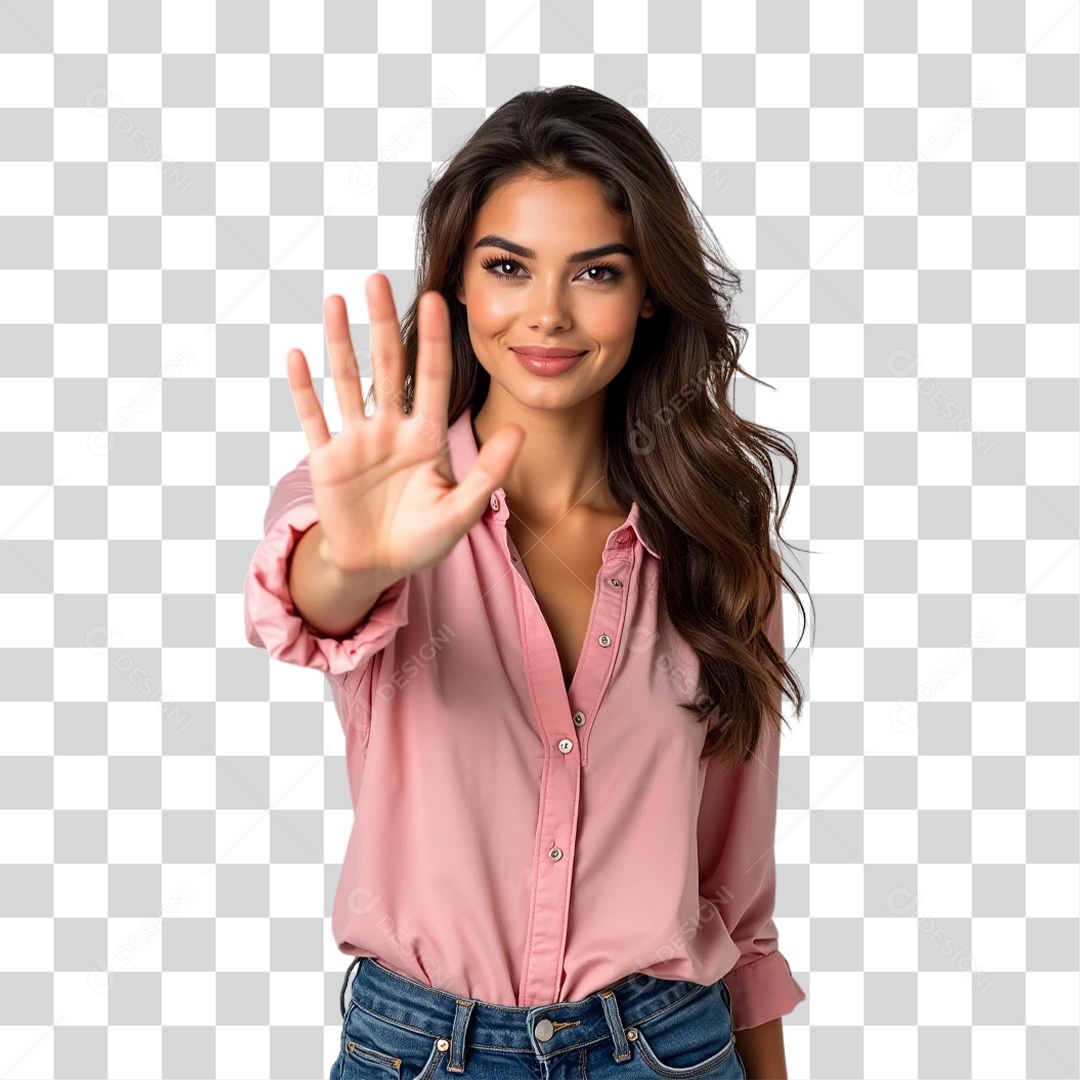 Womens October Pink PNG Transparent