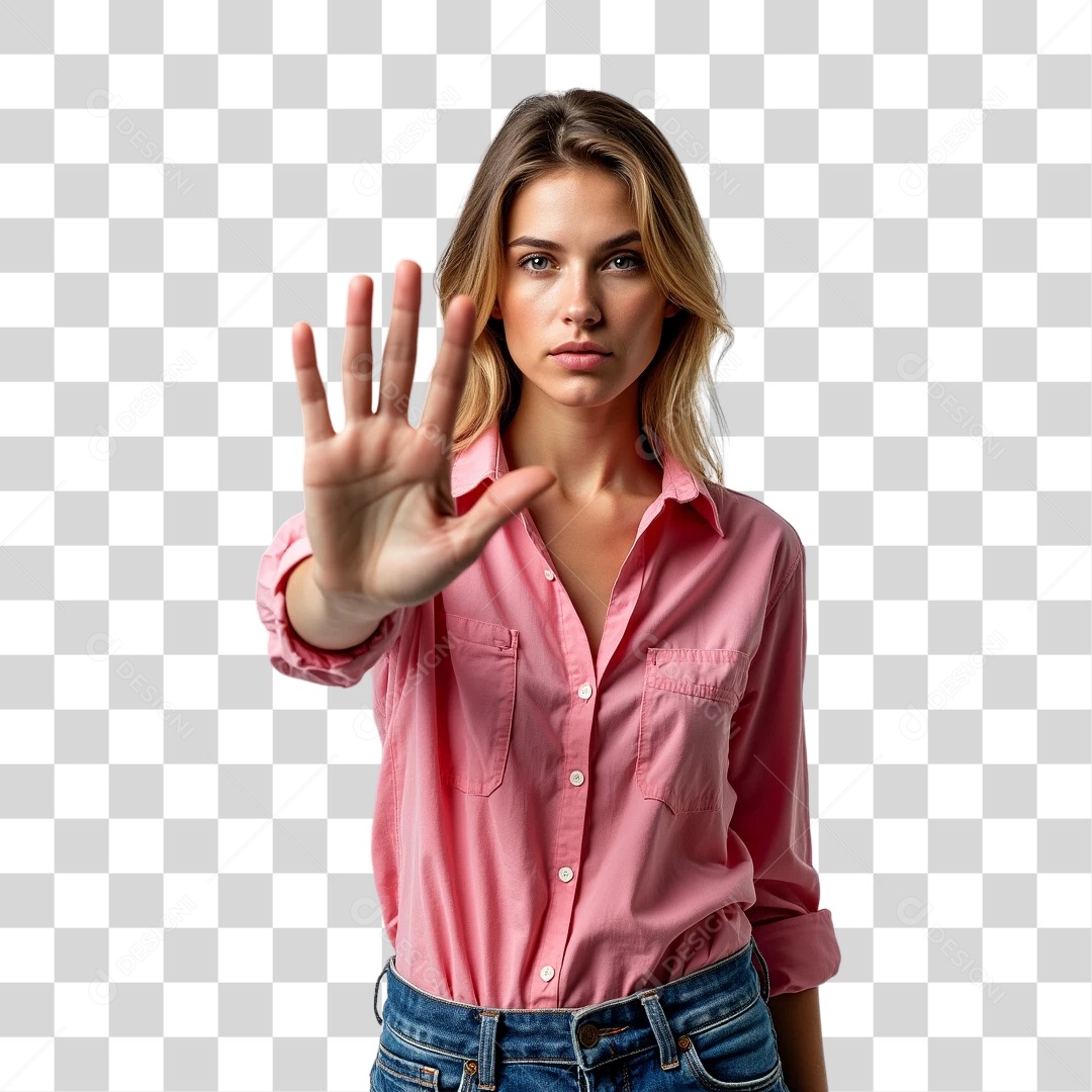 Mulheres Outubro Rosa PNG Transparente