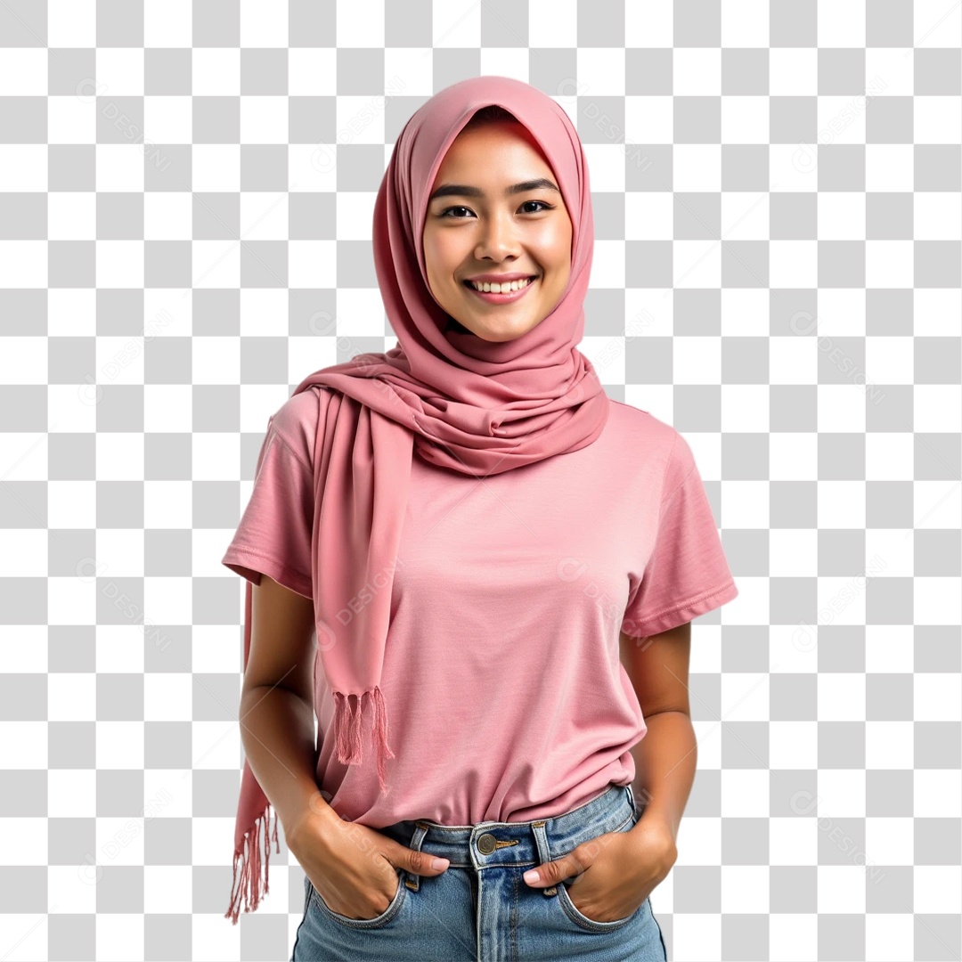 Mulheres Outubro Rosa PNG Transparente