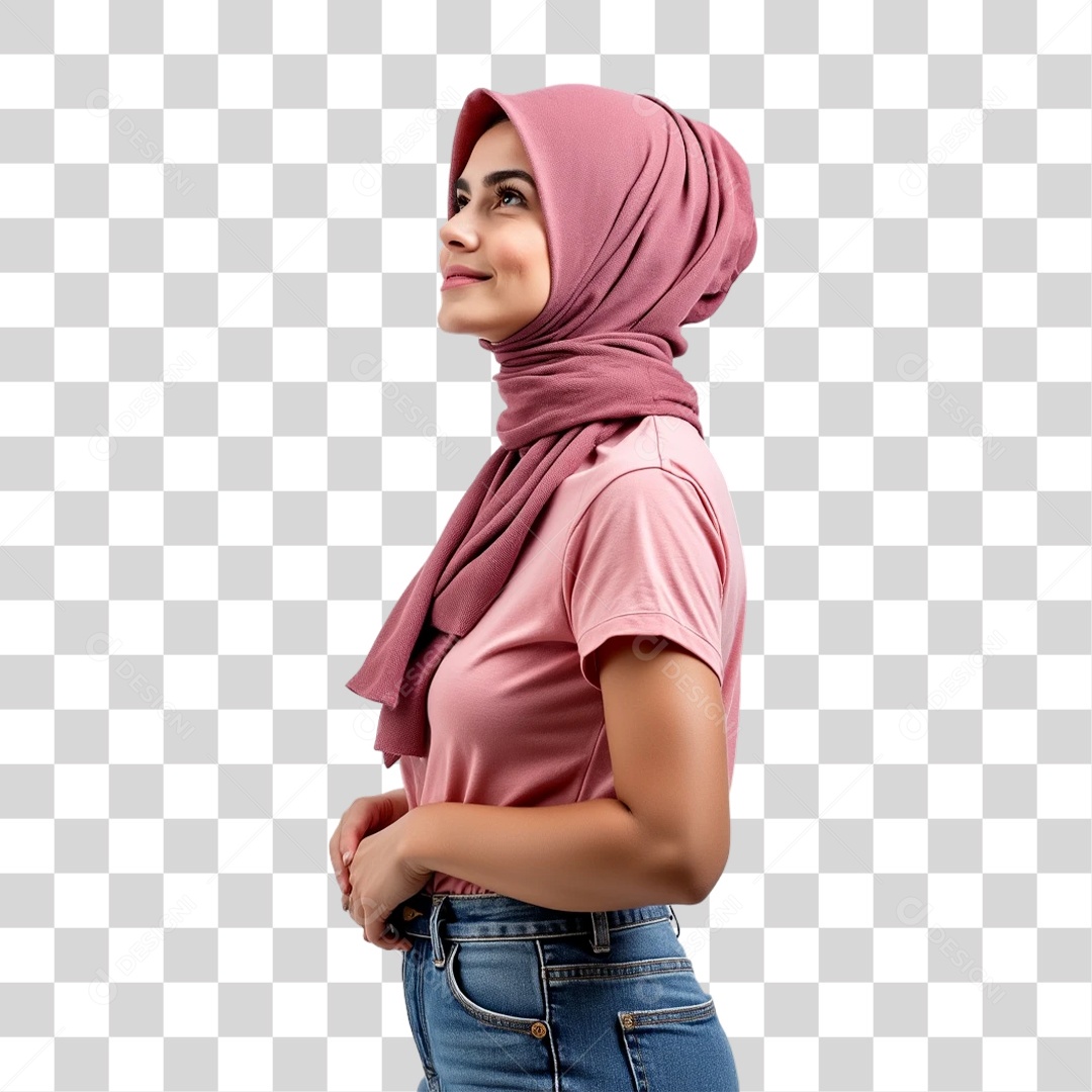 Mulheres Outubro Rosa PNG Transparente