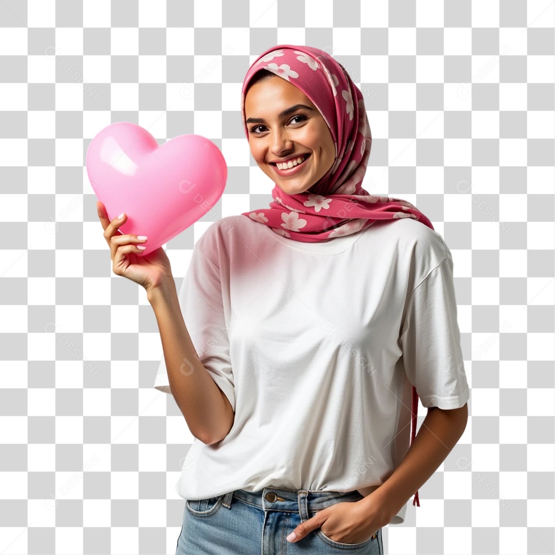 Mulheres Outubro Rosa PNG Transparente