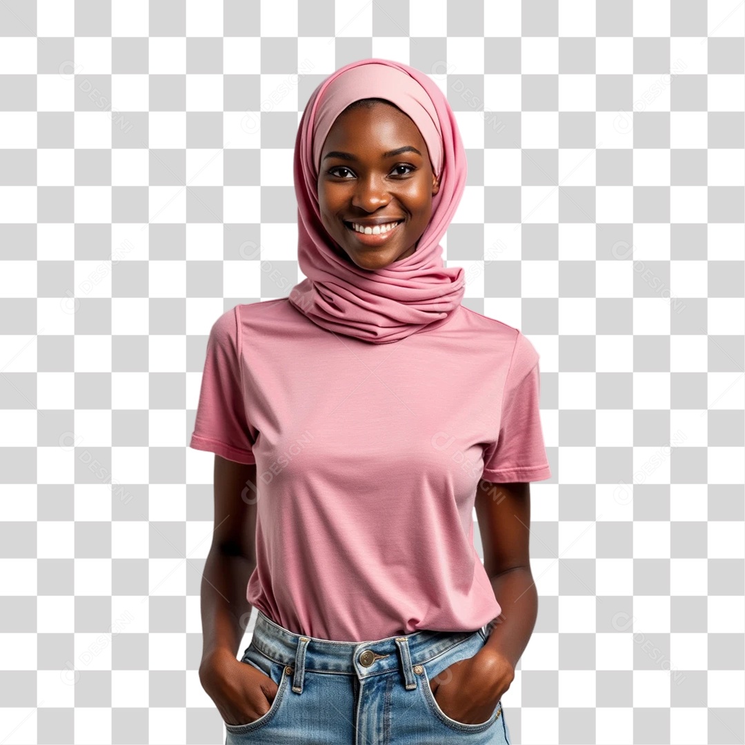 Mulheres Outubro Rosa PNG Transparente