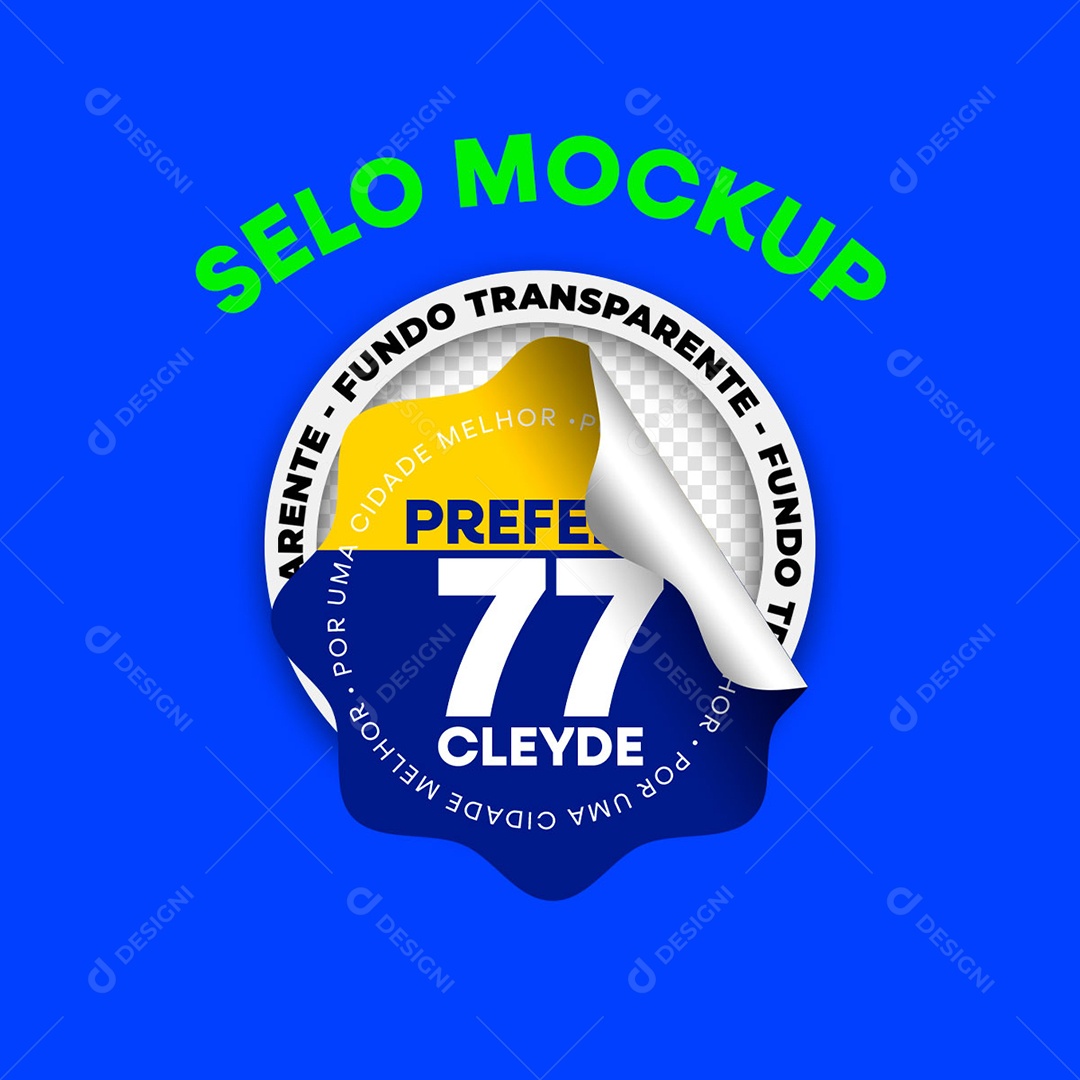 Modelo De Mockup para Política  PSD Editável