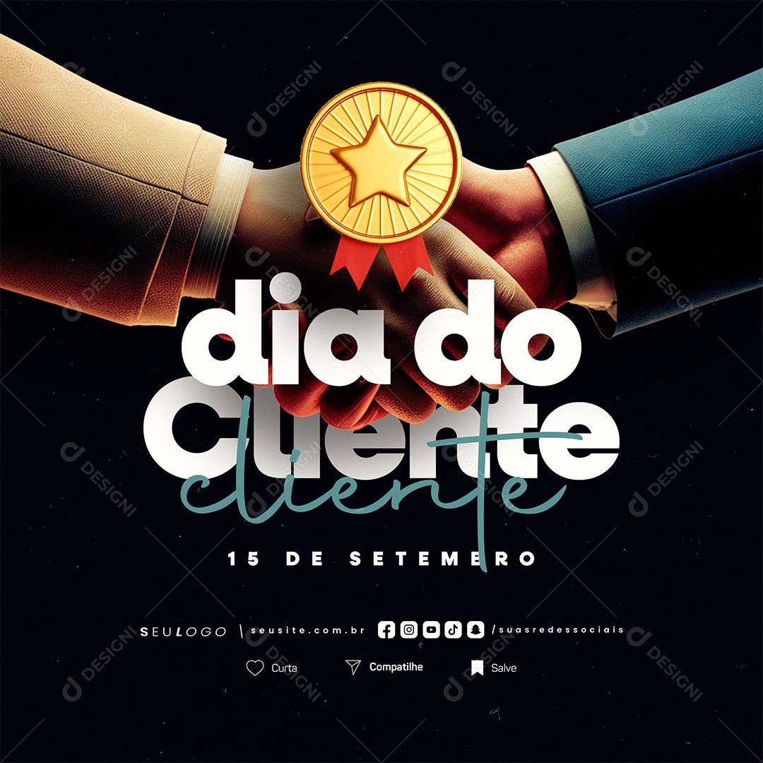 Dia do Cliente 15 de Setembro Social Media PSD Editável