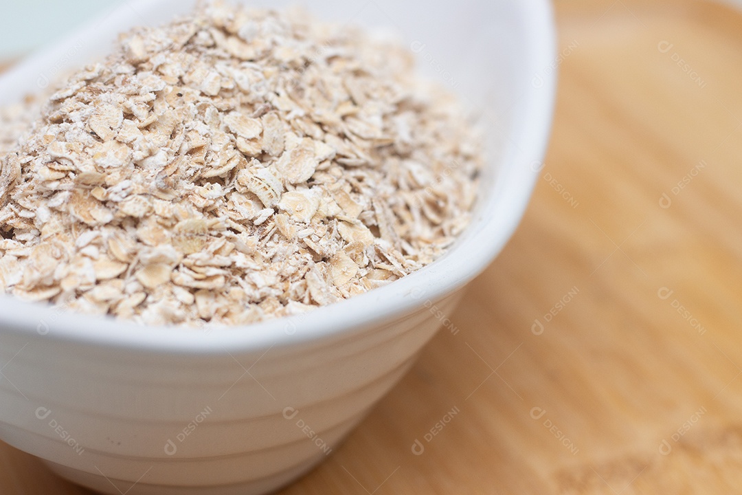 Tigela com flocos de granola