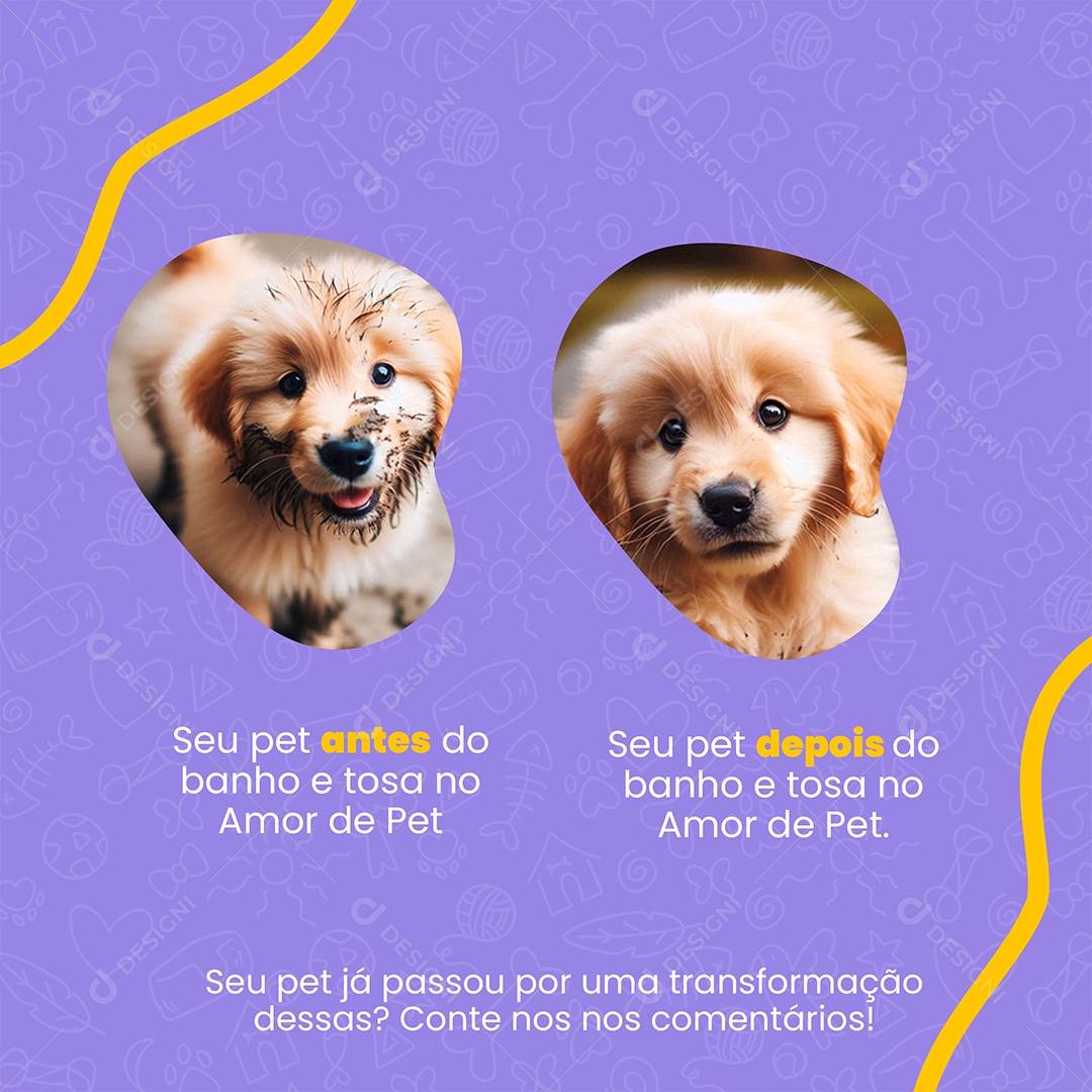 Pet Shop Social Media PSD Editável