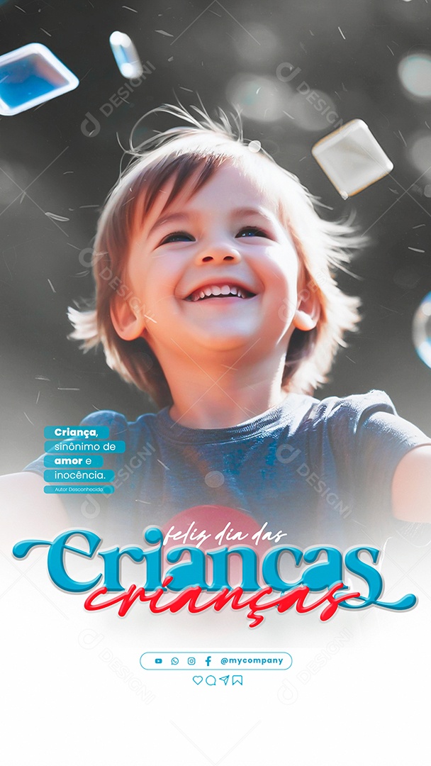 Story Dia das Crianças 12 de Outubro Social Media PSD Editável