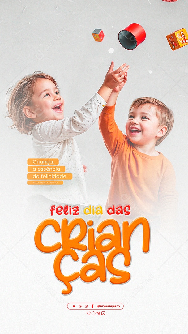 Story Dia das Crianças 12 de Outubro Social Media PSD Editável
