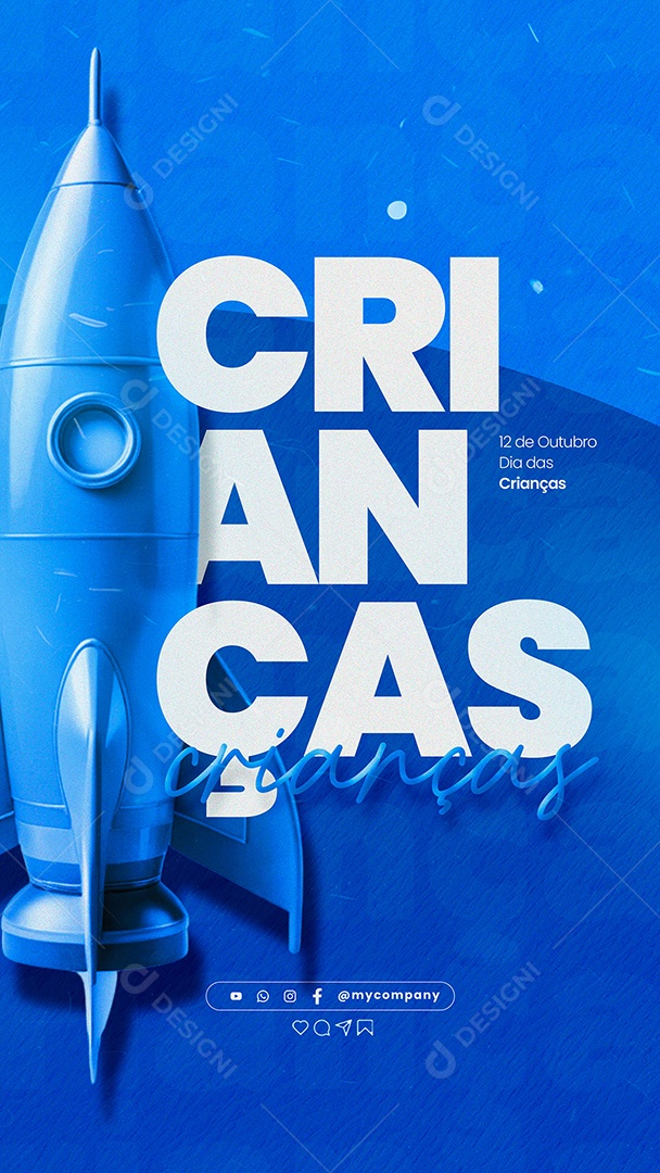 Story Dia das Crianças 12 de Outubro Social Media PSD Editável