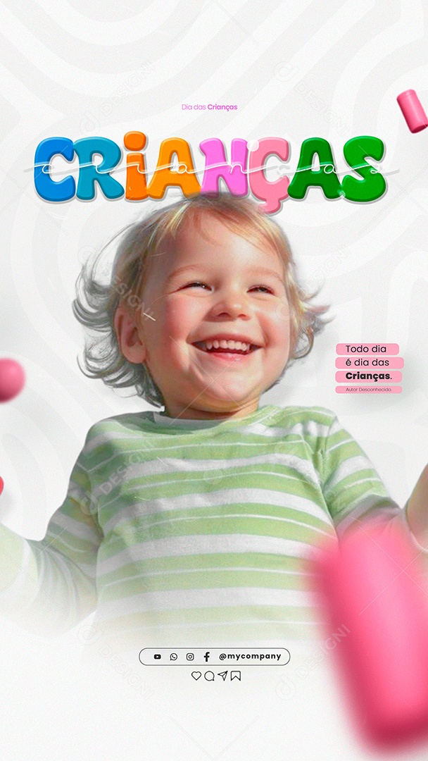 Story Dia das Crianças 12 de Outubro Social Media PSD Editável