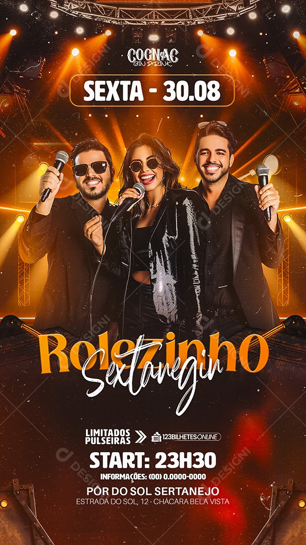 Story Rolezinho Sextanegin Social Media PSD Editável