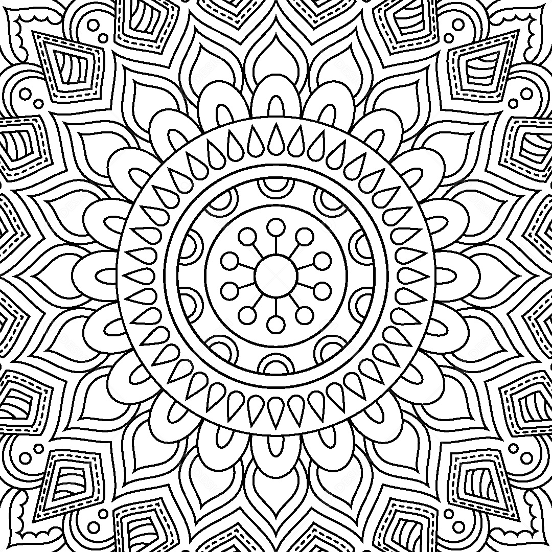 Mandala Ilustração Vetor EPS