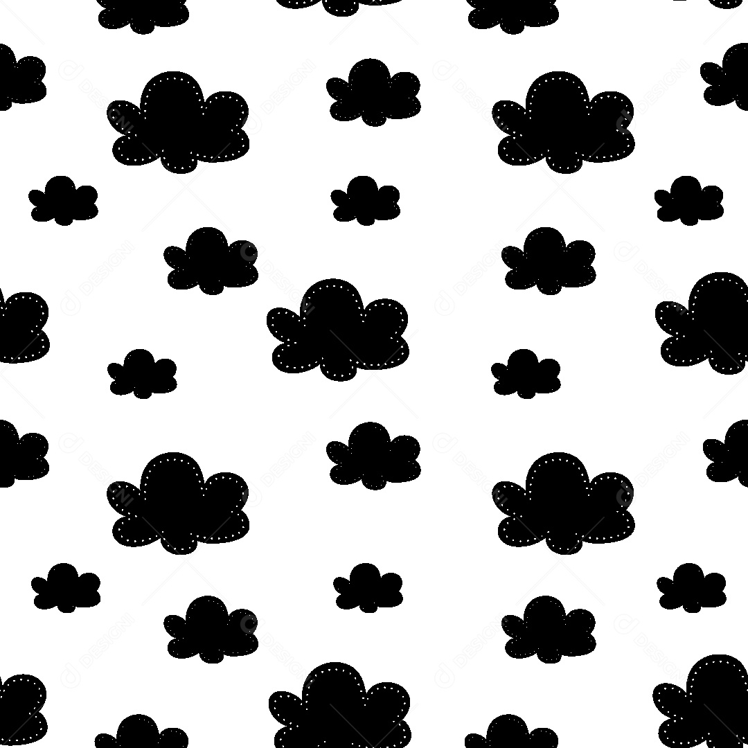 Background de Nuvem Ilustração Vetor EPS