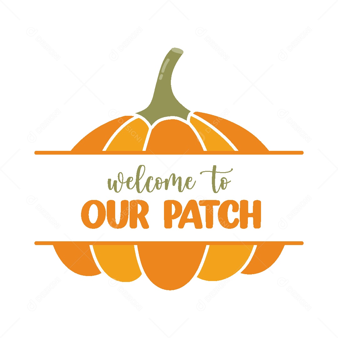 Lettering de Outono Vetor EPS