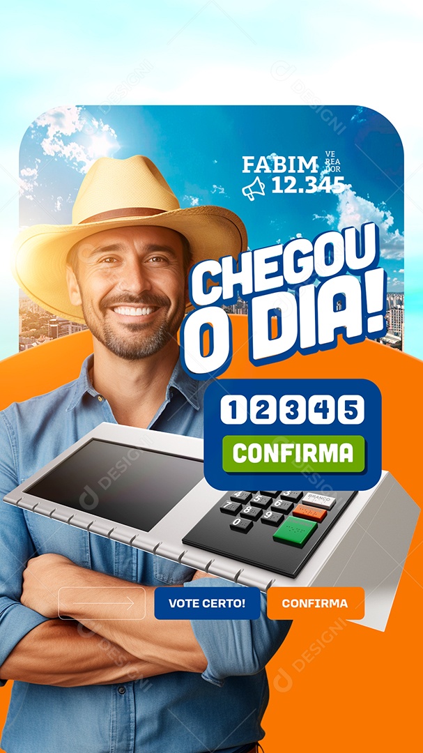 Story Campanha Política Social Media PSD Editável