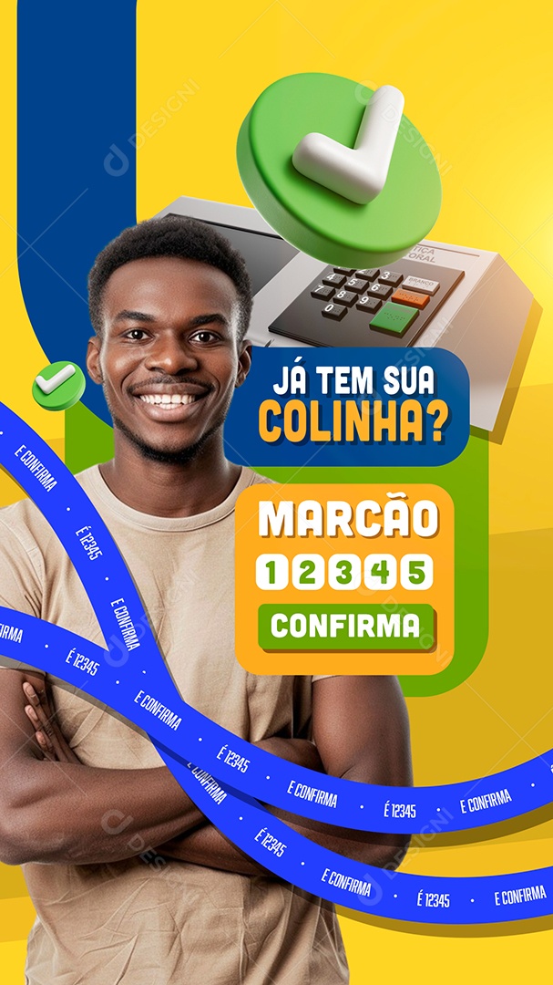 Story Campanha Política Social Media PSD Editável