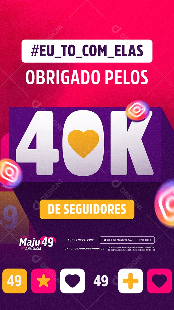 Story Política 2024 Social Media PSD Editável