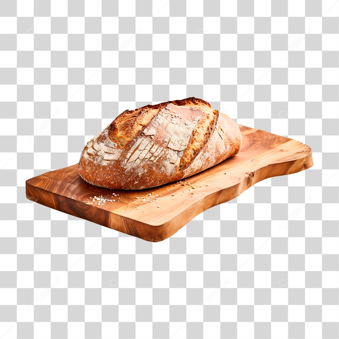 Pão em Tábua PNG Transparente