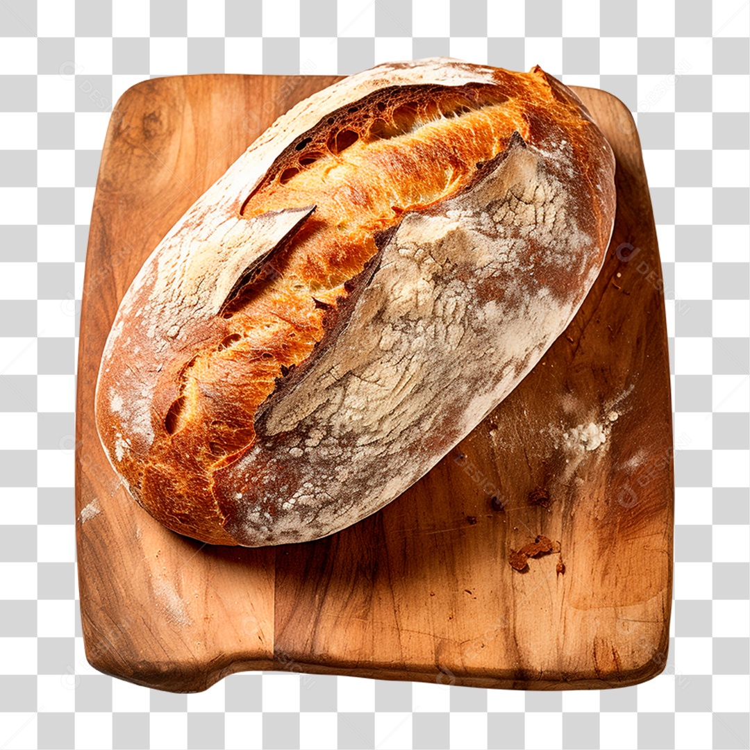 Pão em Tábua PNG Transparente