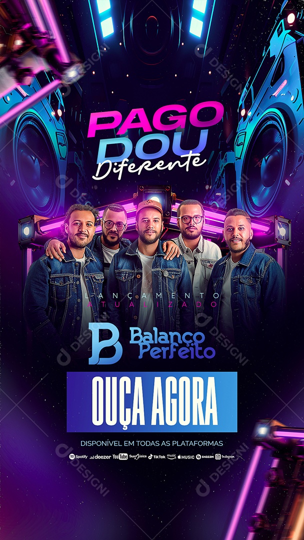 Story Flyer Pagodou Diferente Social Media PSD Editável