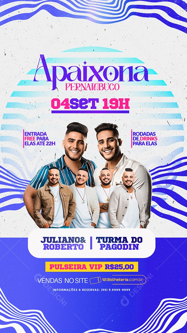 Story Flyer Apaixona Pernambuco Social Media PSD Editável