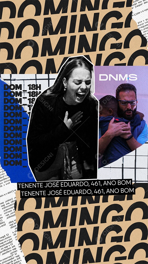 Story Gospel Social Media PSD Editável