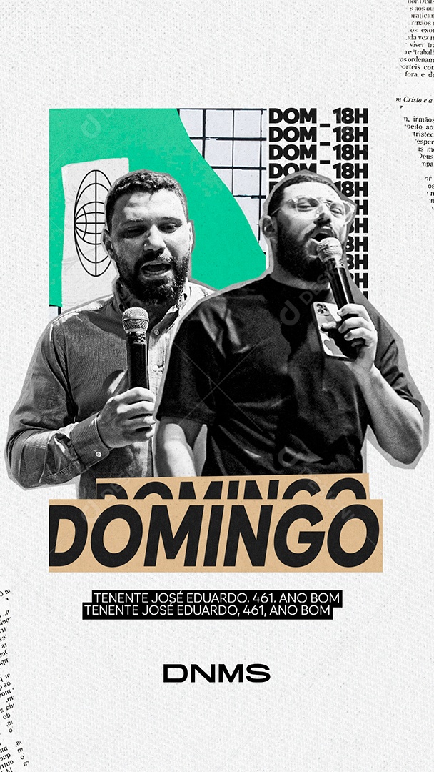 Story Gospel Social Media PSD Editável