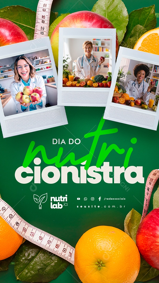 Story Social Media Dia Do Nutricionista 31 De Agosto PSD Editável
