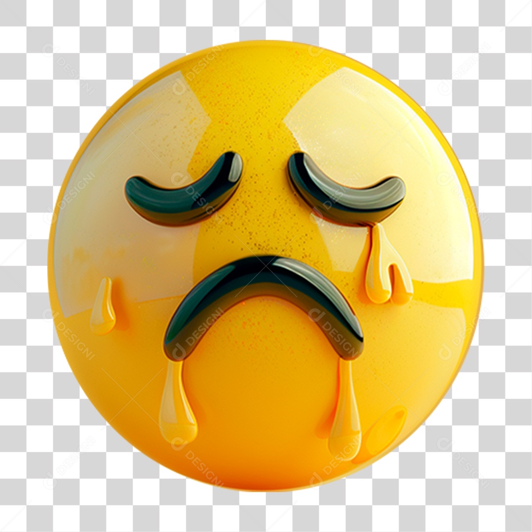 Elemento 3D Emoji PNG Transparente