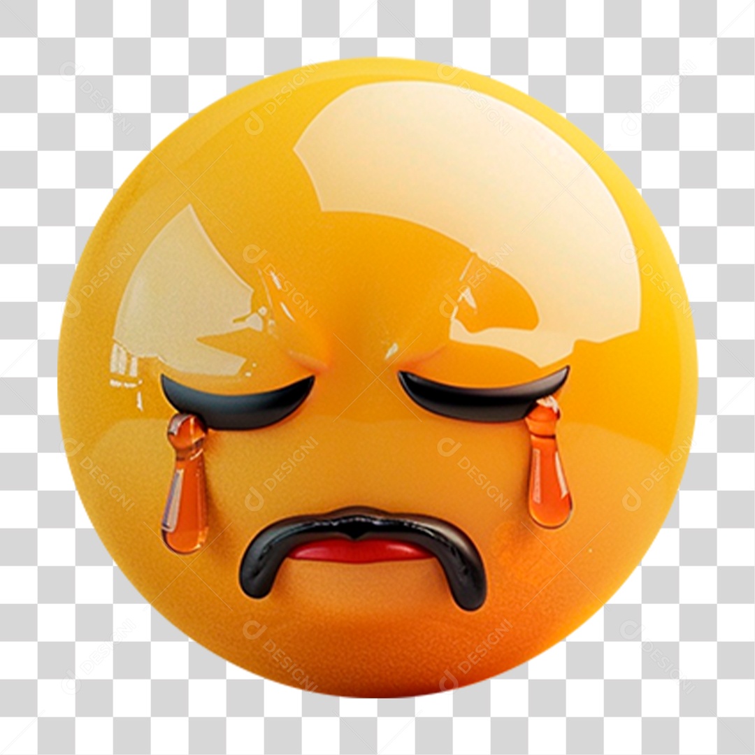 Elemento 3D Emoji PNG Transparente