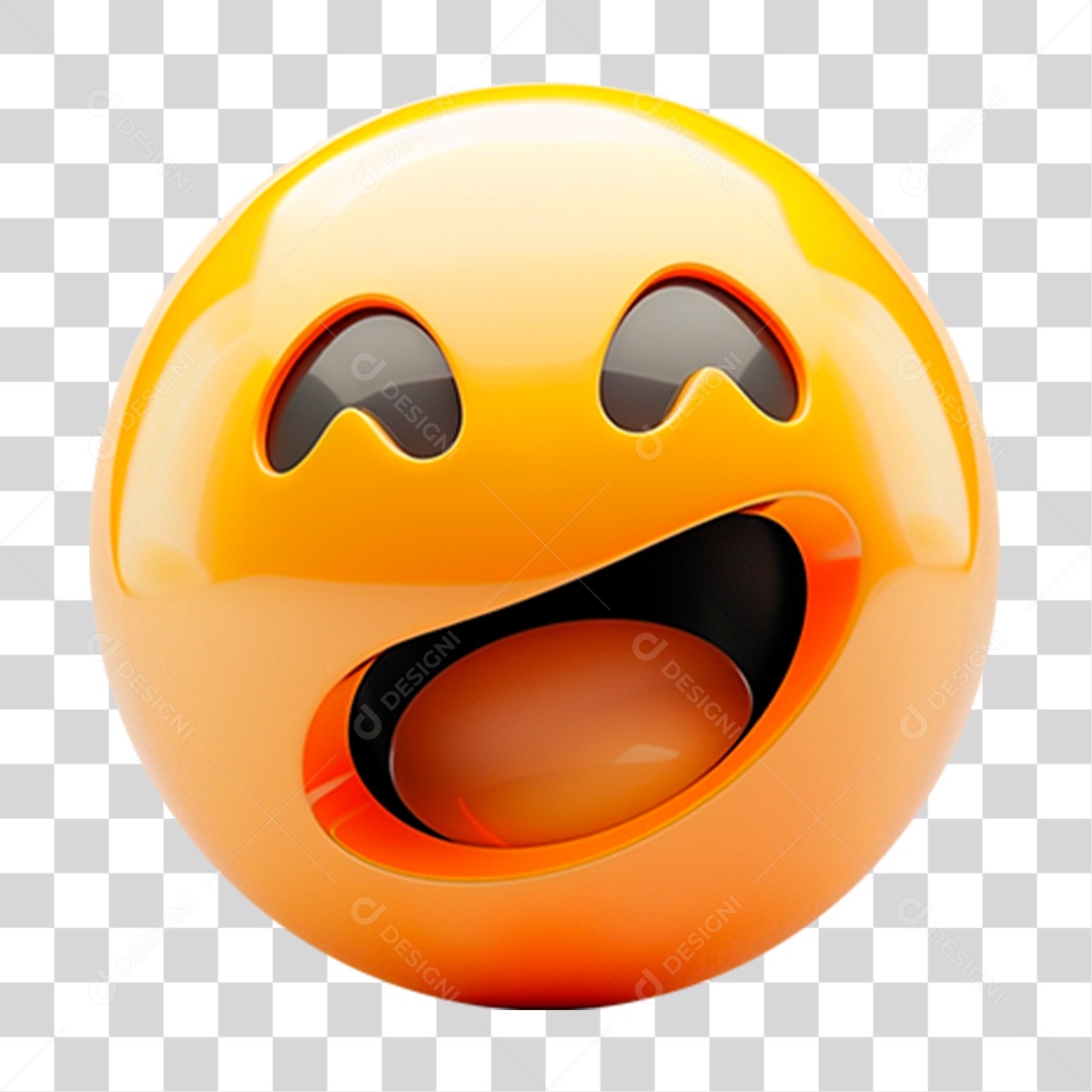Elemento 3D Emoji PNG Transparente