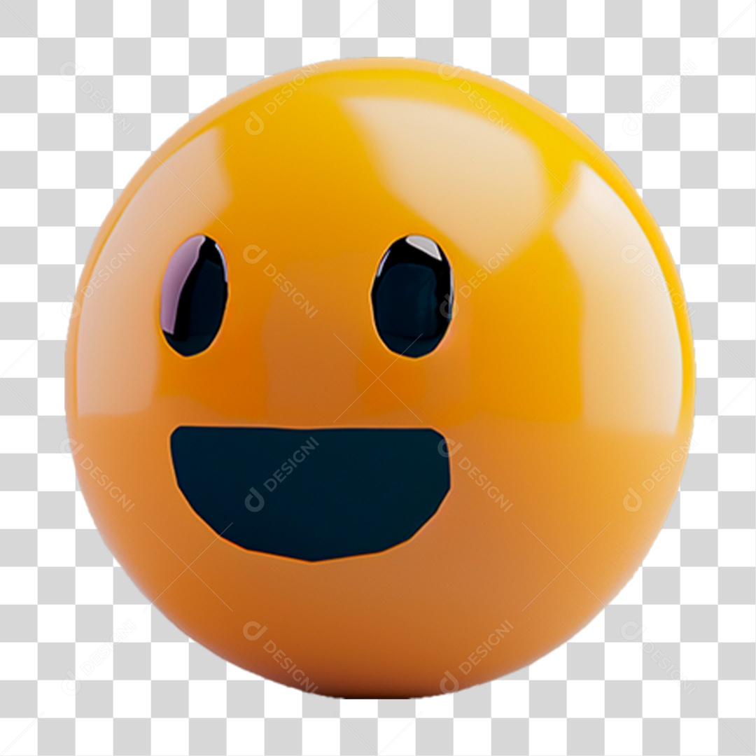 Elemento 3D Emoji PNG Transparente
