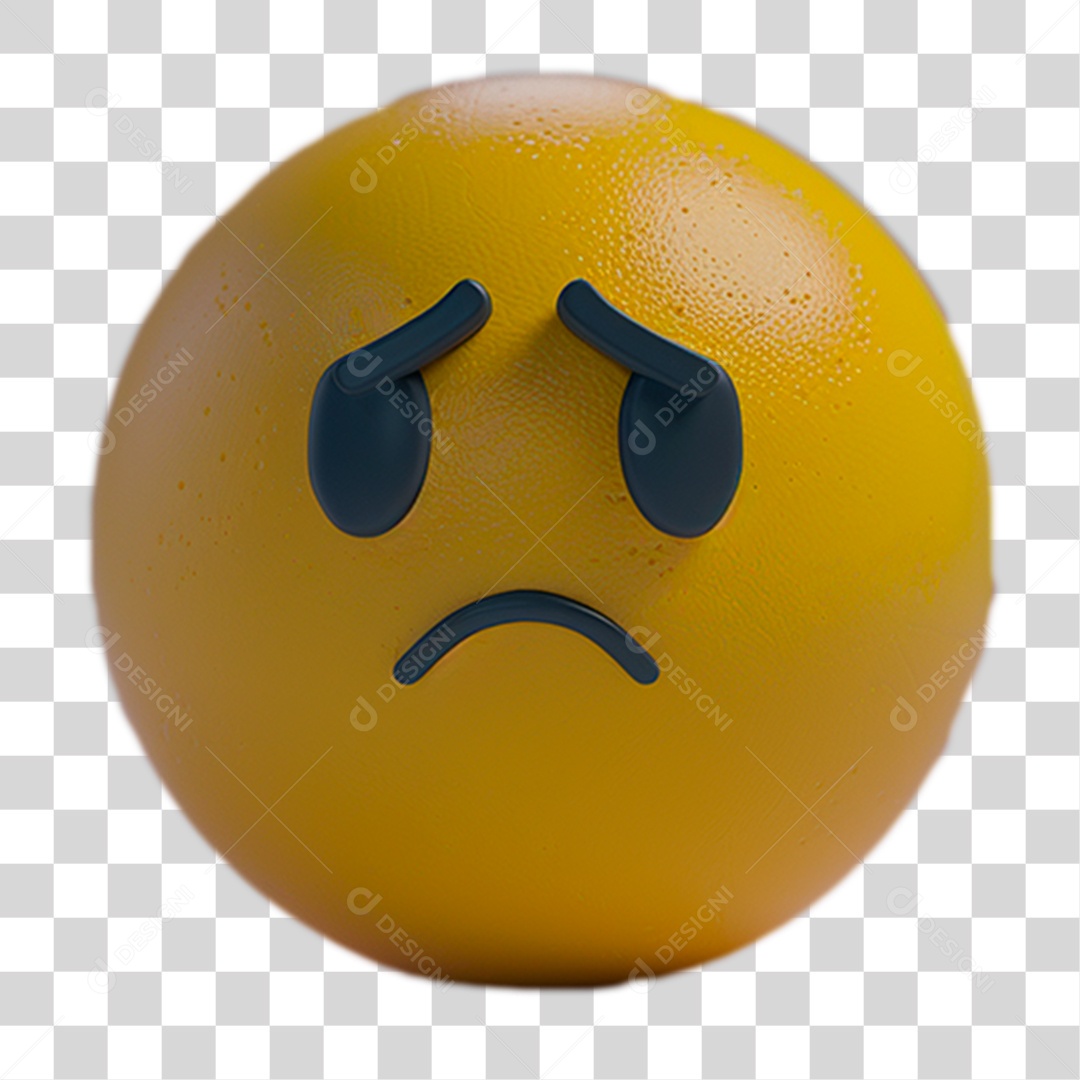 Elemento 3D Emoji PNG Transparente