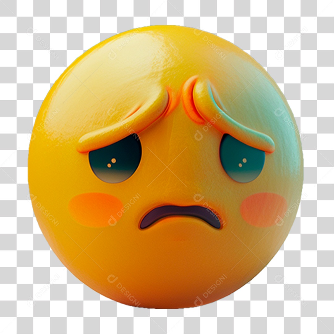 Elemento 3D Emoji PNG Transparente