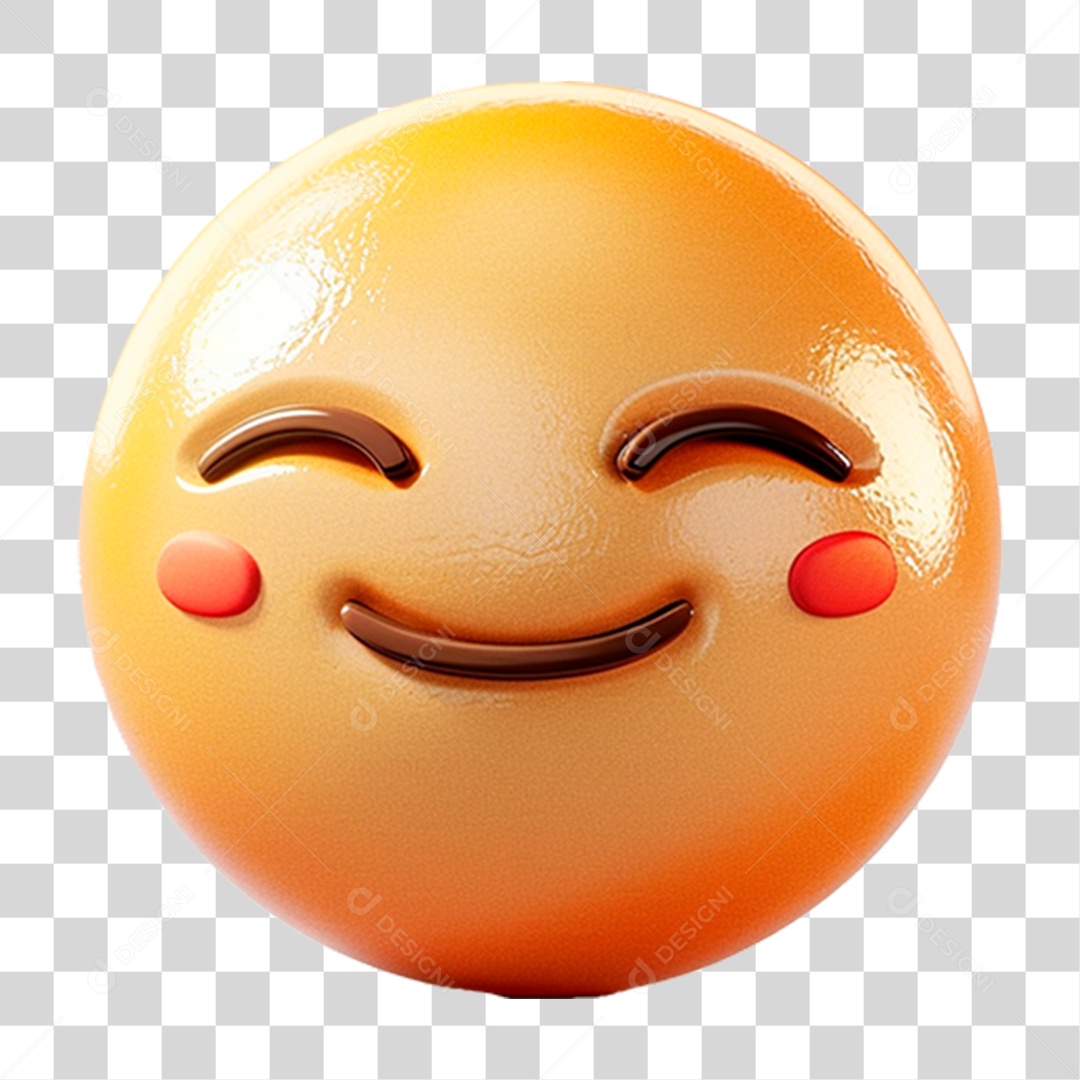 Elemento 3D Emoji PNG Transparente