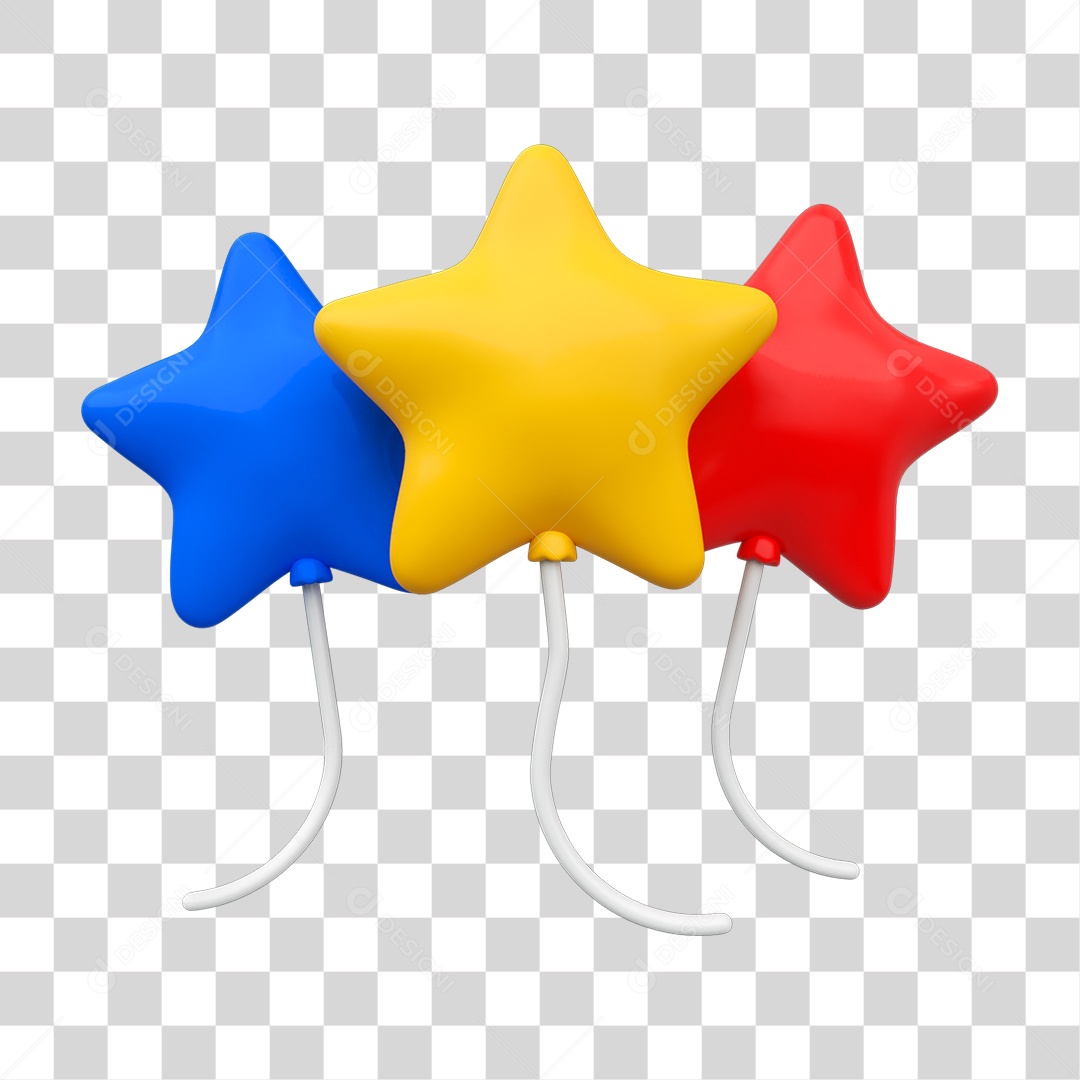 Elemento 3D Brinquedos Dia das Crianças PNG Transparente