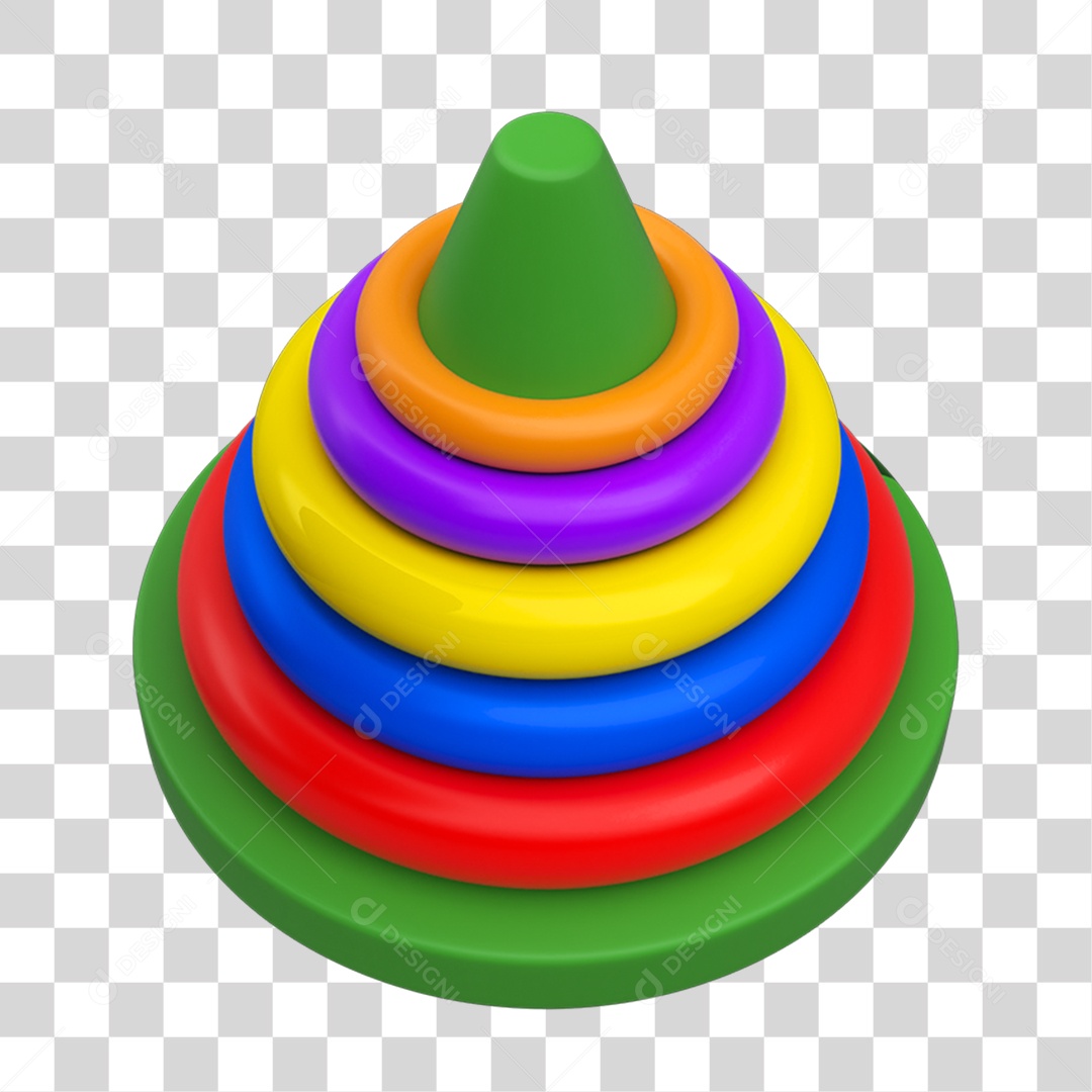 Elemento 3D Brinquedos Dia das Crianças PNG Transparente