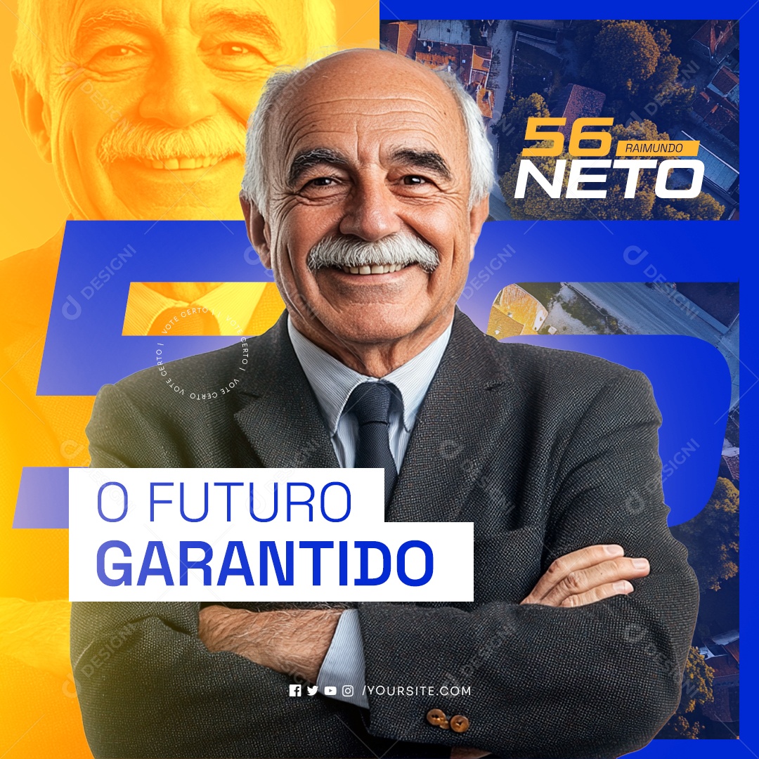 Política Mariana Ferreira Social Media PSD Editável