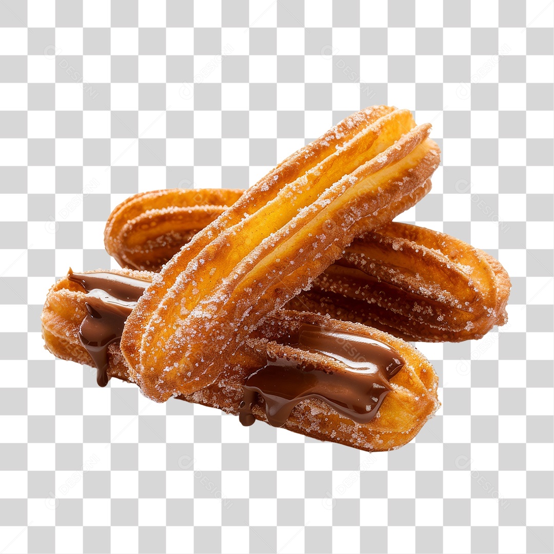 Churros Doces PNG Transparente