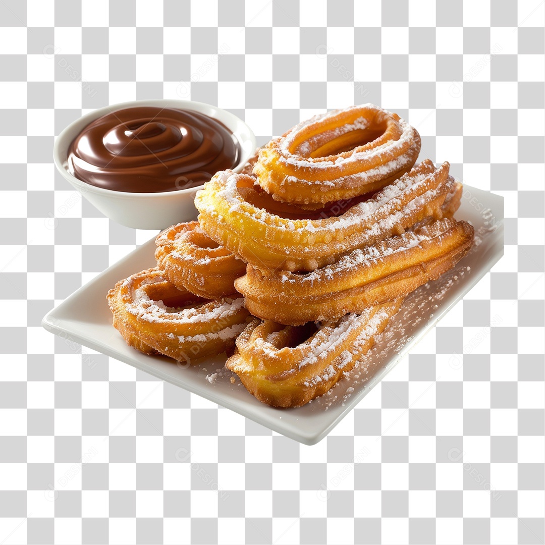 Churros Doces PNG Transparente
