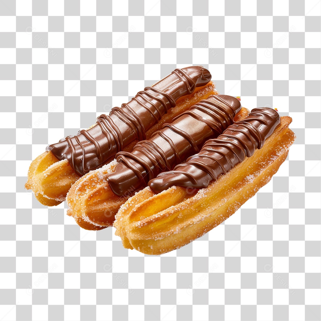 Churros Doces PNG Transparente