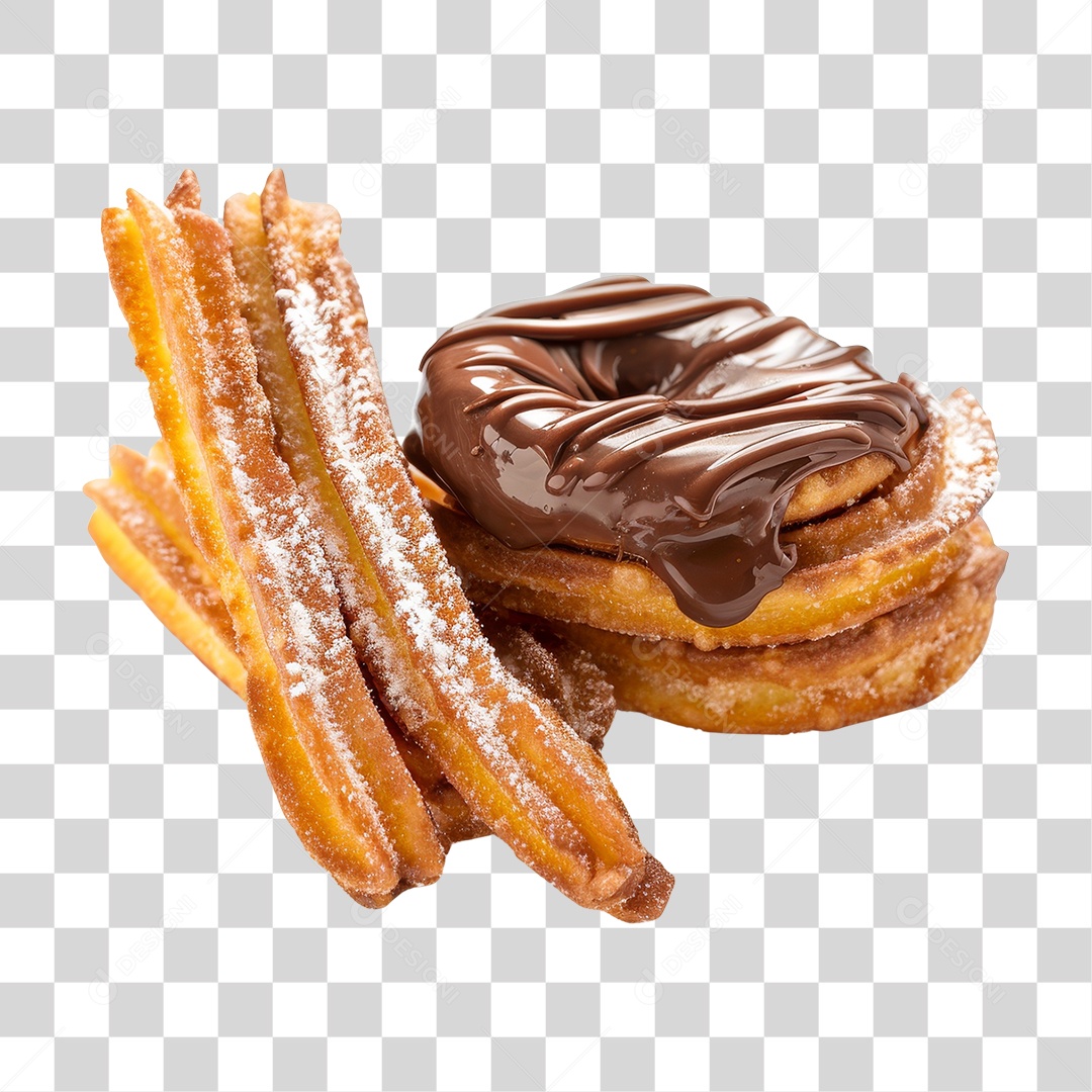 Churros Doces PNG Transparente