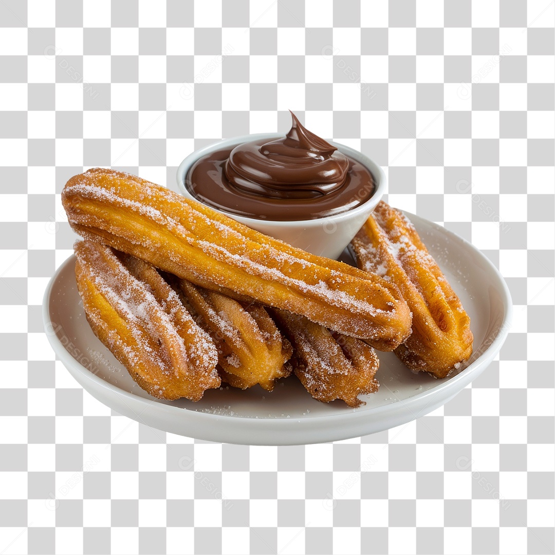 Churros Doces PNG Transparente