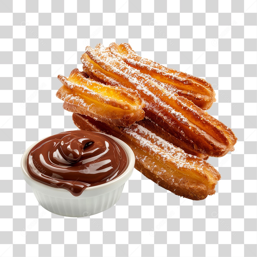 Churros Doces PNG Transparente