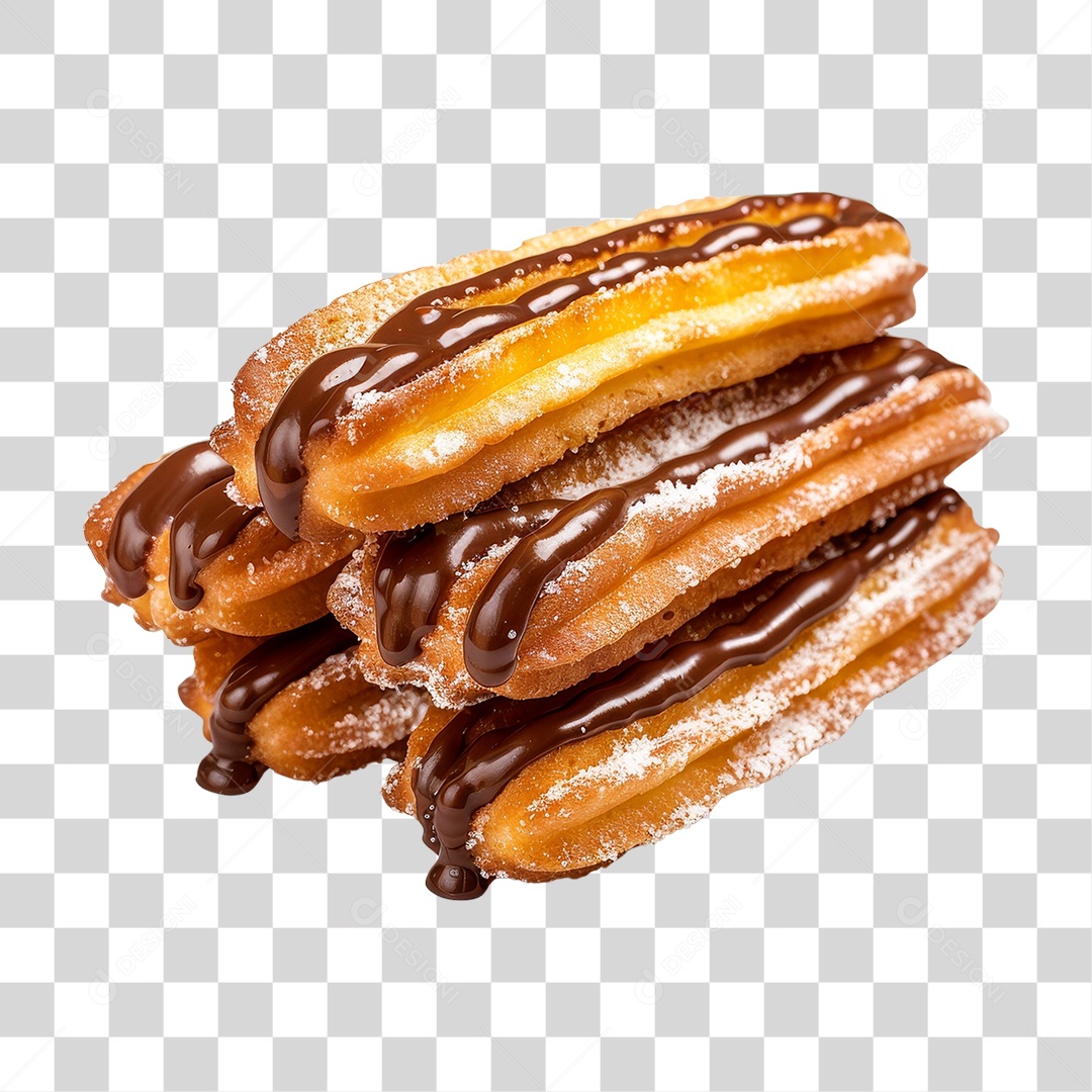 Churros Doces PNG Transparente