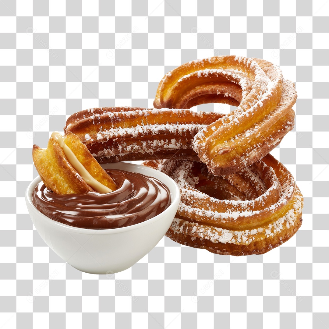 Churros Doces PNG Transparente