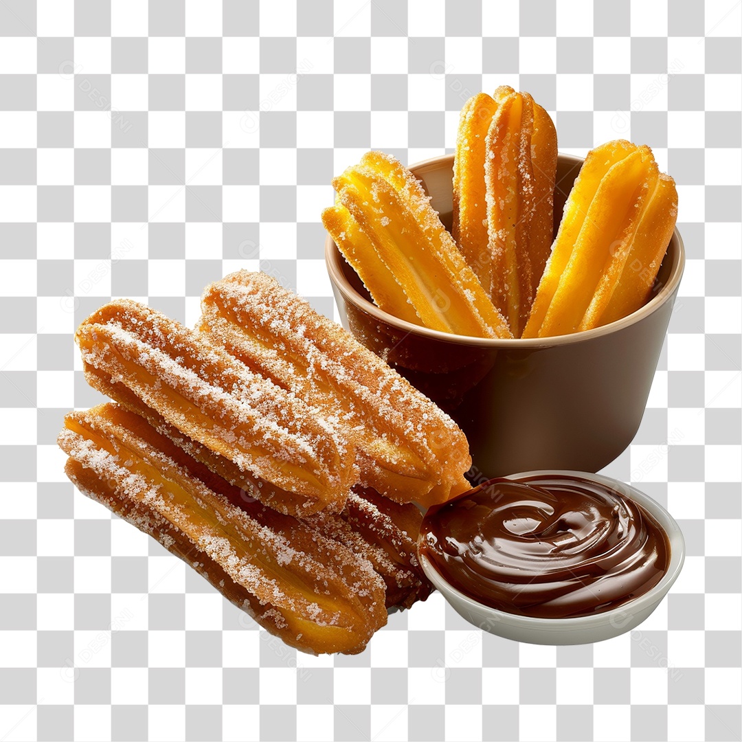 Churros Doces PNG Transparente