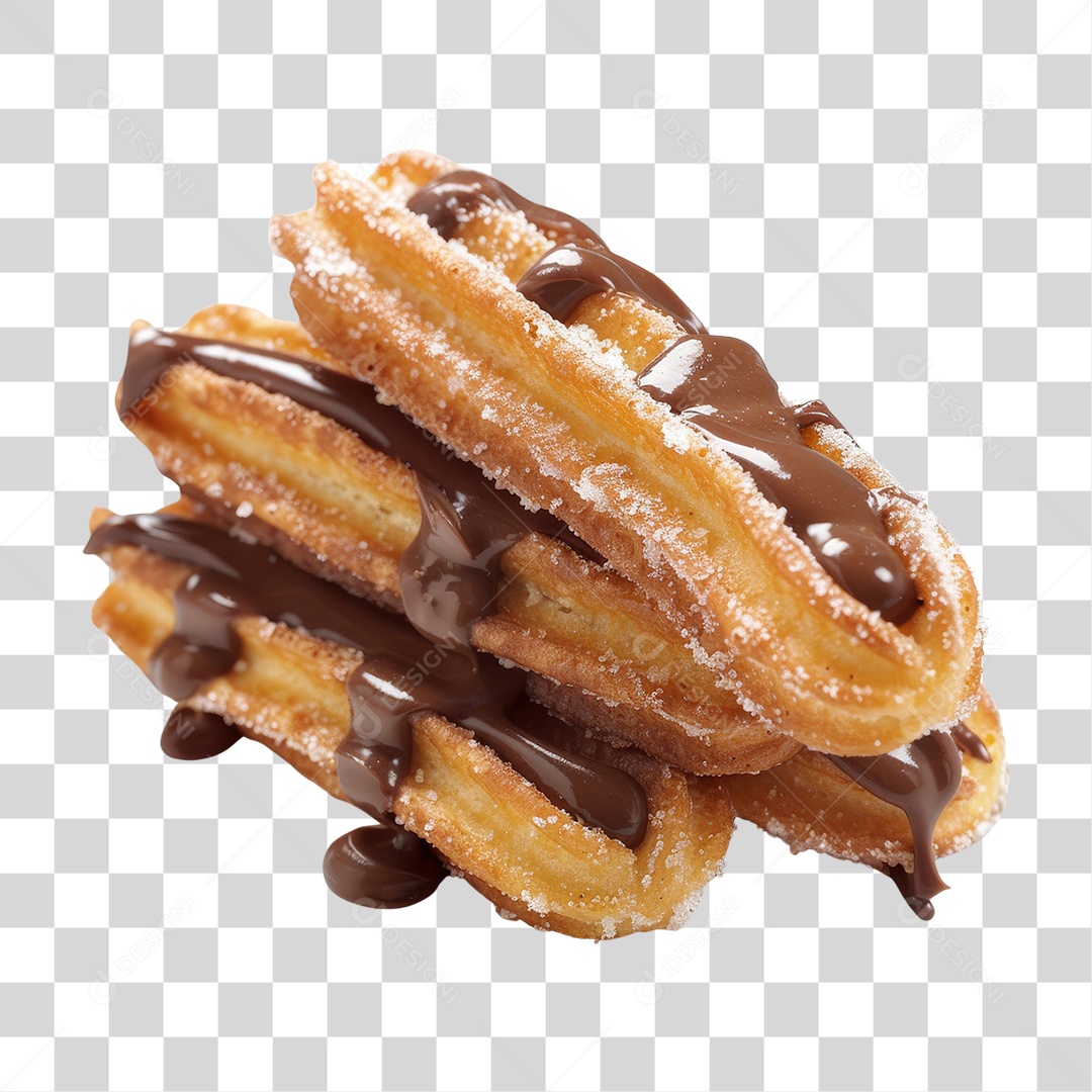 Churros Doces PNG Transparente